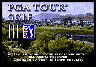 Заставка игры PGA Tour Golf III